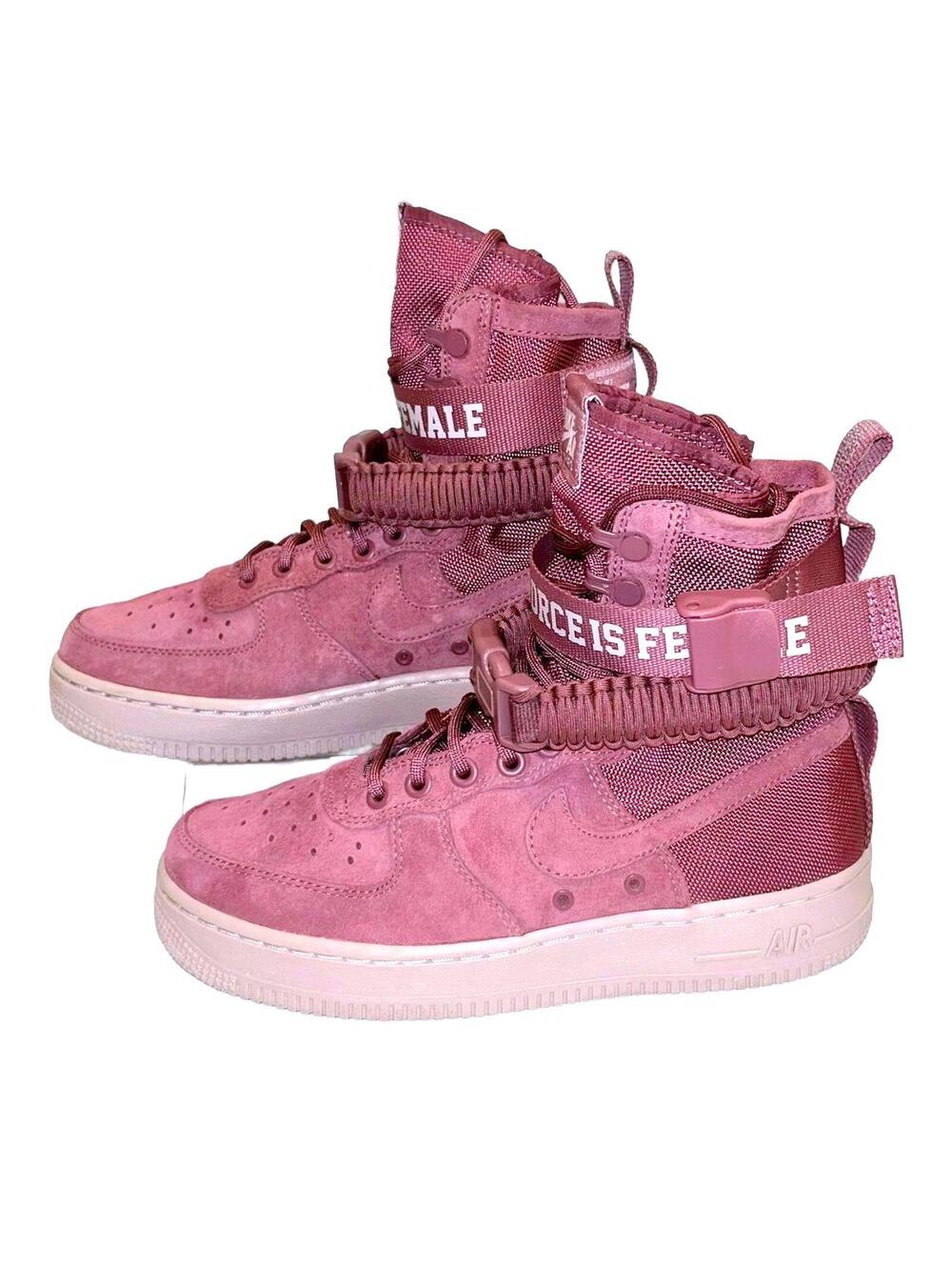 Nike Special Field (SF) Air Force 1 "Vintage Wine" Sneaker AJ1700-600 - Women 8 - Picture 4 of 6